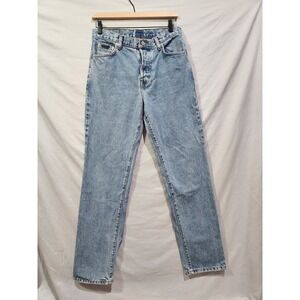 Y2K Vintage Calvin Klein Straight Leg Stonewash Jeans No Tag‎ Measure 30x31